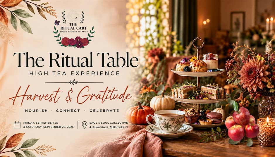The Ritual Table - High Tea Experience - Oct 23, 2026 High Tea Experience September
